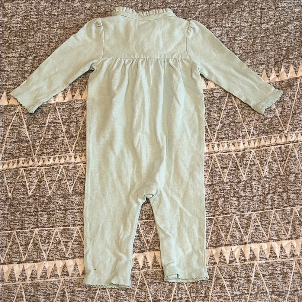 Ralph Lauren Lt Blue Baby Romper 6 Mo